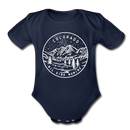 Colorado Baby Bodysuit - Organic State Design Colorado Baby Bodysuit - dark navy