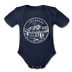 Colorado Baby Bodysuit - Organic State Design Colorado Baby Bodysuit - dark navy