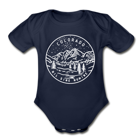 Colorado Baby Bodysuit - Organic State Design Colorado Baby Bodysuit