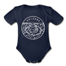 Arizona Baby Bodysuit - Organic State Design Arizona Baby Bodysuit - dark navy