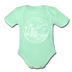 California Baby Bodysuit - Organic State Design California Baby Bodysuit - light mint
