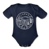 Alabama Baby Bodysuit - Organic State Design Alabama Baby Bodysuit - dark navy