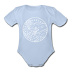 Arkansas Baby Bodysuit - Organic State Design Arkansas Baby Bodysuit - sky