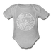 Arkansas Baby Bodysuit - Organic State Design Arkansas Baby Bodysuit - heather gray