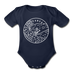 Arkansas Baby Bodysuit - Organic State Design Arkansas Baby Bodysuit - dark navy