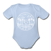 Florida Baby Bodysuit - Organic State Design Florida Baby Bodysuit - sky