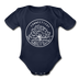 Connecticut Baby Bodysuit - Organic State Design Connecticut Baby Bodysuit - dark navy