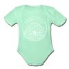 Connecticut Baby Bodysuit - Organic State Design Connecticut Baby Bodysuit - light mint