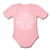 Delaware Baby Bodysuit - Organic State Design Delaware Baby Bodysuit - light pink