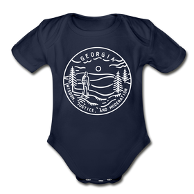 Georgia Baby Bodysuit - Organic State Design Georgia Baby Bodysuit