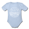 Idaho Baby Bodysuit - Organic State Design Idaho Baby Bodysuit - sky