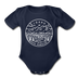 Idaho Baby Bodysuit - Organic State Design Idaho Baby Bodysuit - dark navy