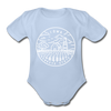 Iowa Baby Bodysuit - Organic State Design Iowa Baby Bodysuit