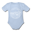 Maryland Baby Bodysuit - Organic State Design Maryland Baby Bodysuit - sky