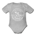 Louisiana Baby Bodysuit - Organic State Design Louisiana Baby Bodysuit - heather gray