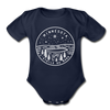 Minnesota Baby Bodysuit - Organic State Design Minnesota Baby Bodysuit - dark navy