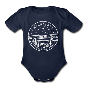 Minnesota Baby Bodysuit - Organic State Design Minnesota Baby Bodysuit