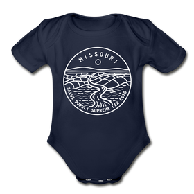 Missouri Baby Bodysuit - Organic State Design Missouri Baby Bodysuit