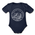 Montana Baby Bodysuit - Organic State Design Montana Baby Bodysuit - dark navy