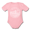 Michigan Baby Bodysuit - Organic State Design Michigan Baby Bodysuit - light pink