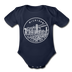 Michigan Baby Bodysuit - Organic State Design Michigan Baby Bodysuit - dark navy