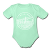 Michigan Baby Bodysuit - Organic State Design Michigan Baby Bodysuit - light mint