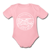 Mississippi Baby Bodysuit - Organic State Design Mississippi Baby Bodysuit - light pink