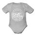 Mississippi Baby Bodysuit - Organic State Design Mississippi Baby Bodysuit - heather gray