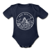 New Mexico Baby Bodysuit - Organic State Design New Mexico Baby Bodysuit - dark navy