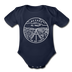 Nevada Baby Bodysuit - Organic State Design Nevada Baby Bodysuit - dark navy