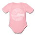 New Jersey Baby Bodysuit - Organic State Design New Jersey Baby Bodysuit - light pink