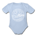 New Jersey Baby Bodysuit - Organic State Design New Jersey Baby Bodysuit - sky