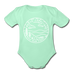 North Carolina Baby Bodysuit - Organic State Design North Carolina Baby Bodysuit - light mint