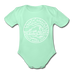 North Dakota Baby Bodysuit - Organic State Design North Dakota Baby Bodysuit - light mint