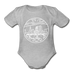 Ohio Baby Bodysuit - Organic State Design Ohio Baby Bodysuit - heather gray