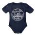 Ohio Baby Bodysuit - Organic State Design Ohio Baby Bodysuit - dark navy
