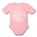 Oregon Baby Bodysuit - Organic State Design Oregon Baby Bodysuit - light pink