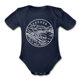 Oregon Baby Bodysuit - Organic State Design Oregon Baby Bodysuit