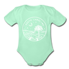 South Carolina Baby Bodysuit - Organic State Design South Carolina Baby Bodysuit - light mint