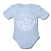 Oklahoma Baby Bodysuit - Organic State Design Oklahoma Baby Bodysuit - sky