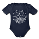 Oklahoma Baby Bodysuit - Organic State Design Oklahoma Baby Bodysuit - dark navy