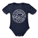 Tennessee Baby Bodysuit - Organic State Design Tennessee Baby Bodysuit - dark navy
