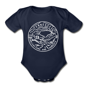 Tennessee Baby Bodysuit - Organic State Design Tennessee Baby Bodysuit