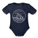Utah Baby Bodysuit - Organic State Design Utah Baby Bodysuit - dark navy