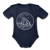 Utah Baby Bodysuit - Organic State Design Utah Baby Bodysuit - dark navy