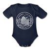 Rhode Island Baby Bodysuit - Organic State Design Rhode Island Baby Bodysuit - dark navy