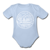 Virginia Baby Bodysuit - Organic State Design Virginia Baby Bodysuit - sky