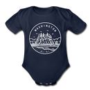 Washington Baby Bodysuit - Organic State Design Washington Baby Bodysuit - dark navy