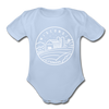 Wisconsin Baby Bodysuit - Organic State Design Wisconsin Baby Bodysuit - sky