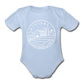 Wisconsin Baby Bodysuit - Organic State Design Wisconsin Baby Bodysuit